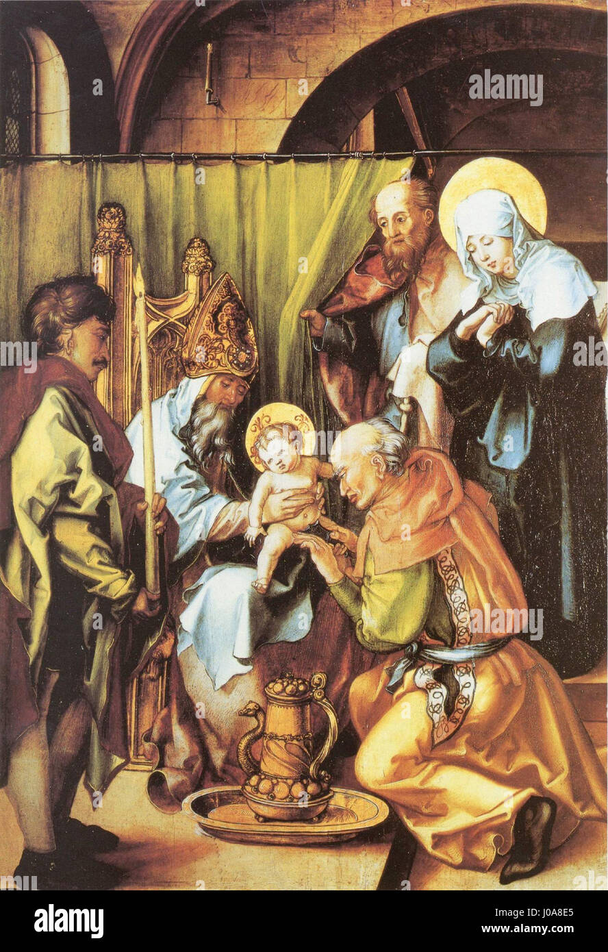 Albrecht Dürer’s artwork from 1518, labeled as '018,' is a woodcut ...