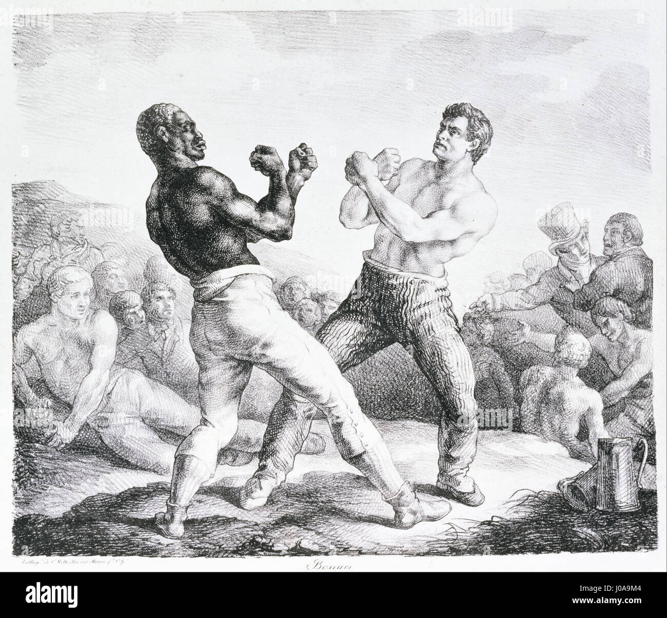 Boxers in action hi-res stock photography and images - Alamy