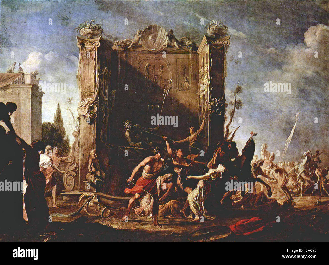 Johann Heinrich Schönfeld 004 Stock Photo - Alamy