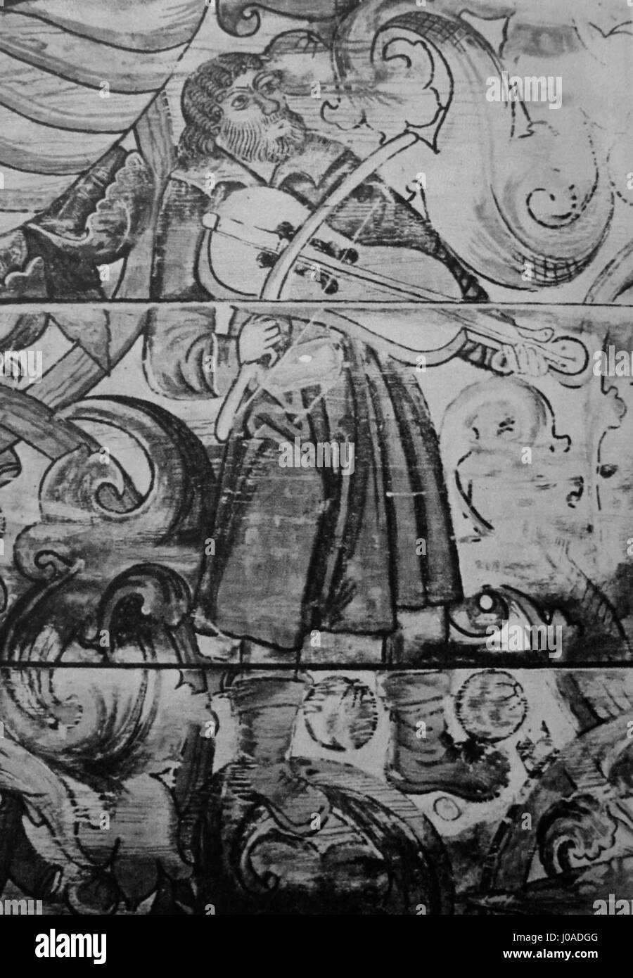 String instrument history Black and White Stock Photos & Images - Alamy