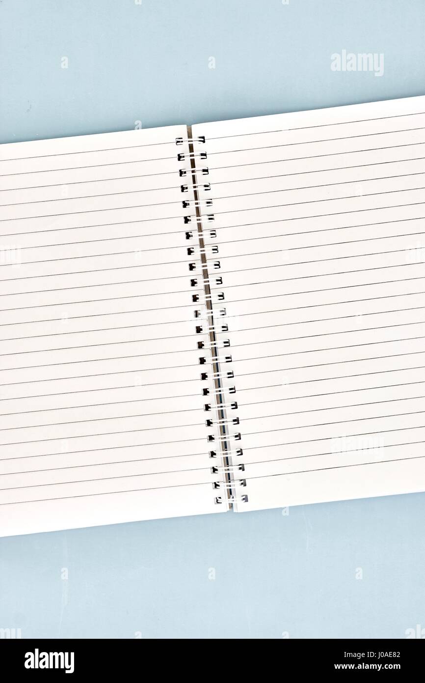 A close up shot of a notebook writing pad Stock Photo Alamy