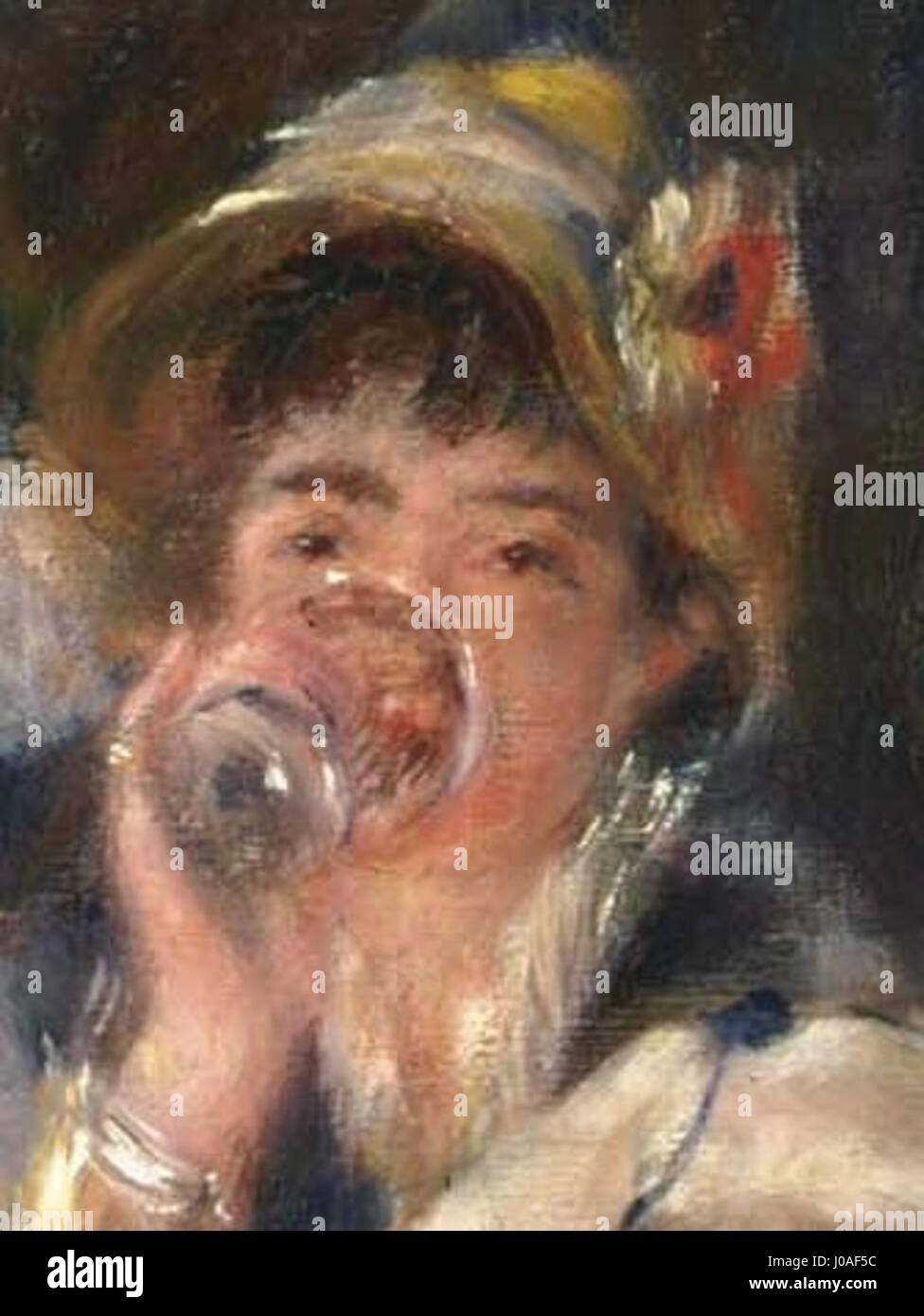 Pierre-Auguste Renoir - Luncheon of the Boating Party - (Ellen Andrée Stock  Photo - Alamy