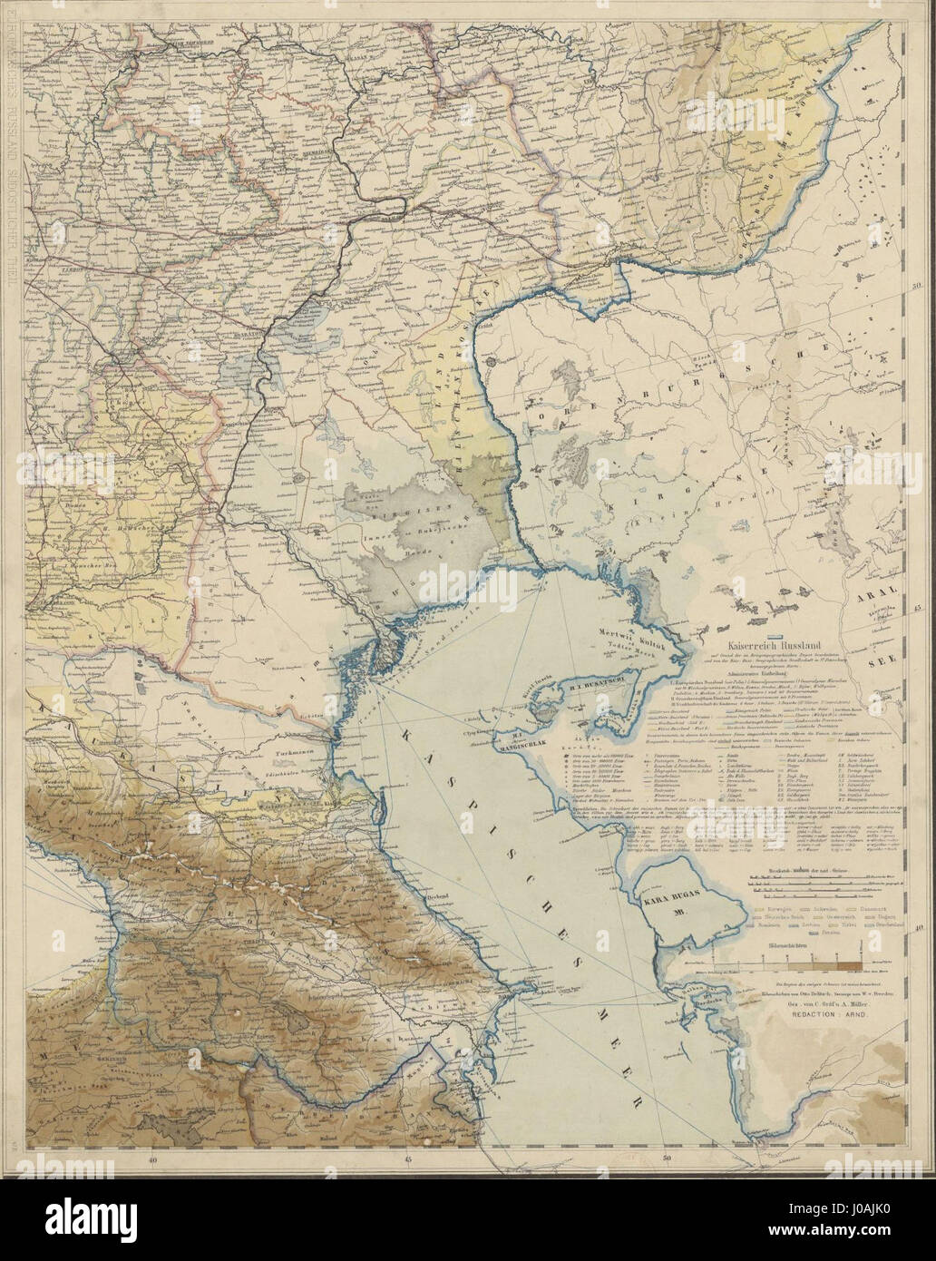 Vintage Russland Karte Hi-res Stock Photography And Images - Alamy