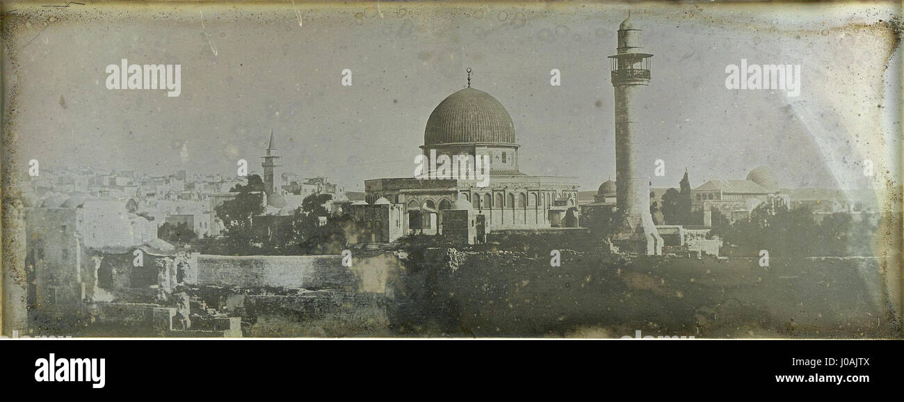 Jérusalem, esplanade du Temple de Salomon, Dôme du Rocher Stock Photo