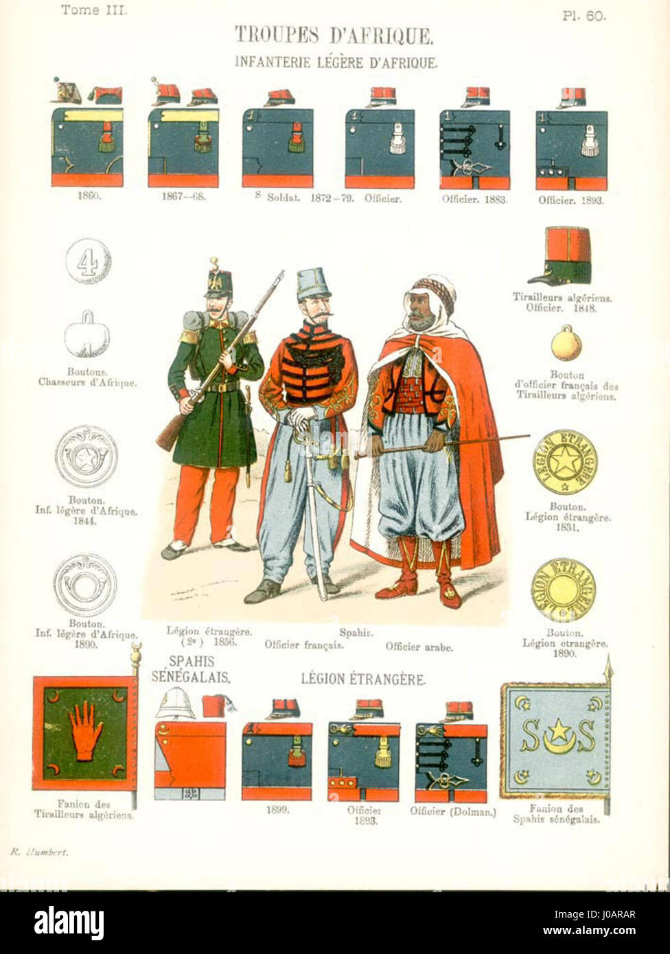 Infanterie légère d'Afrique Stock Photo Alamy