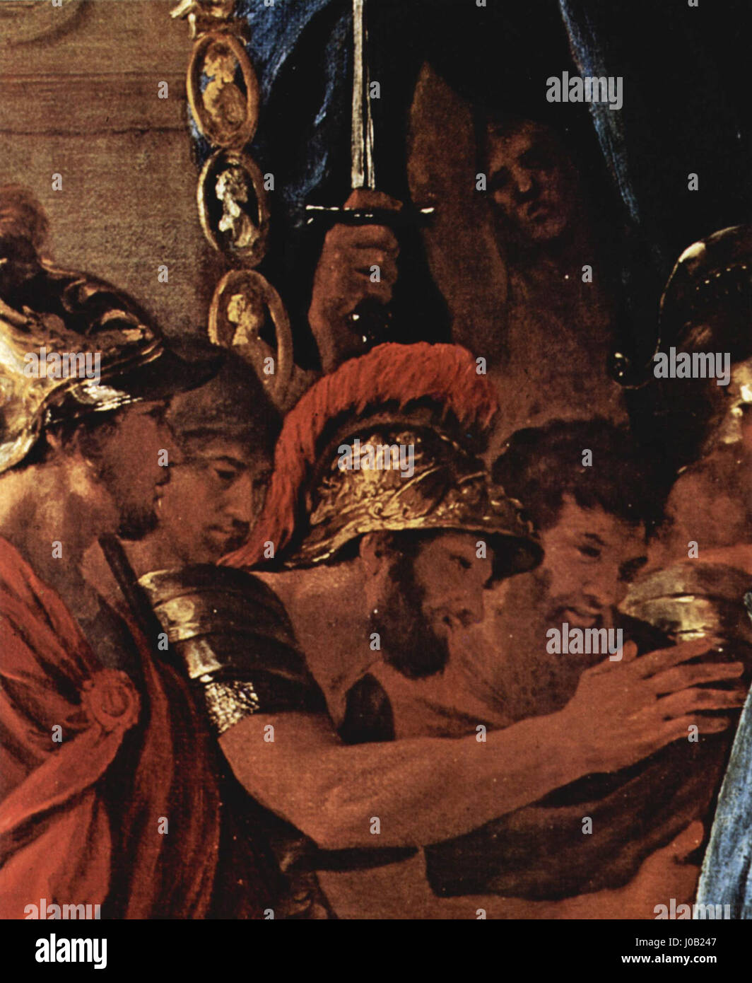 Nicolas Poussin La Mort De Germanicus Detail 2 Stock Photo Alamy