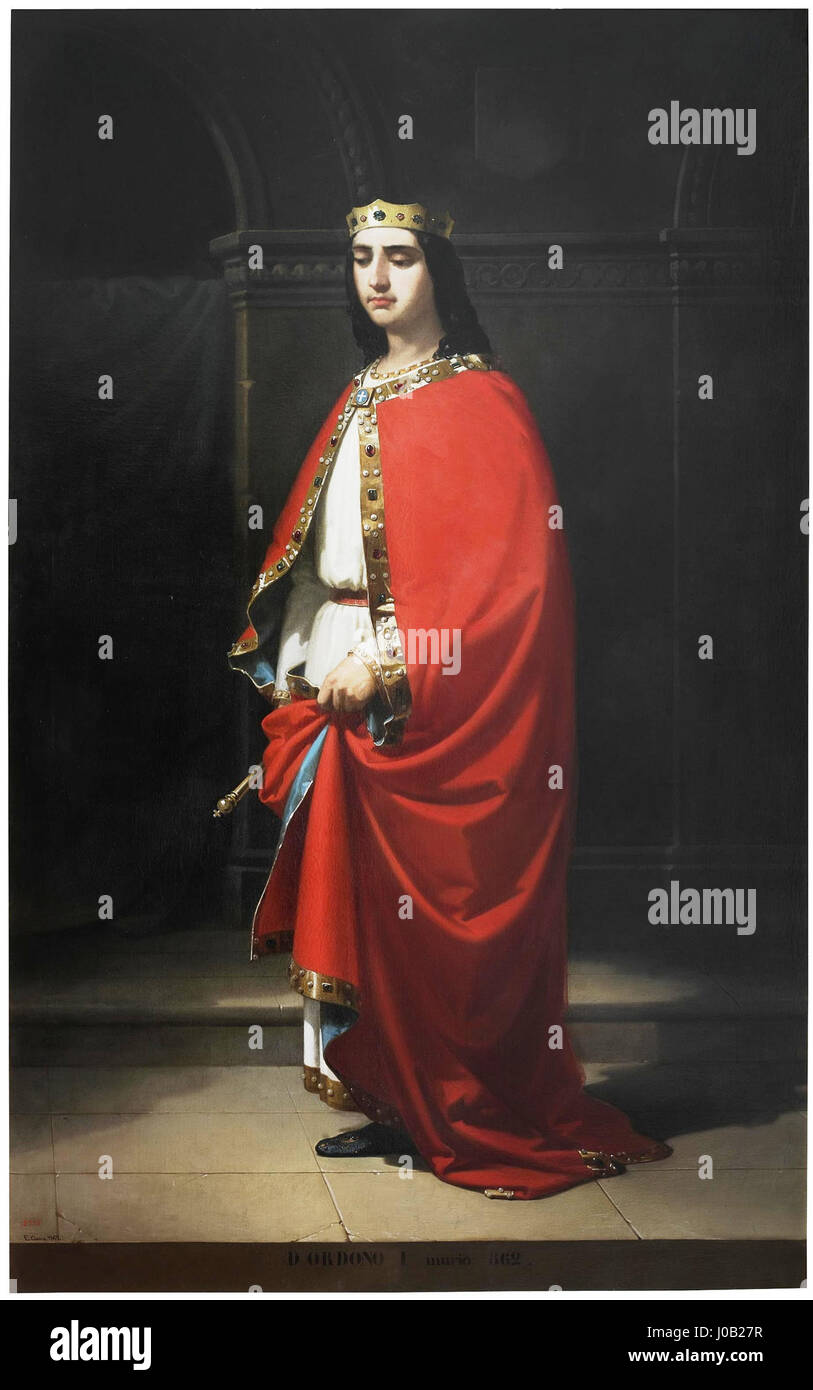 Ordoño I de Asturias (Museo del Prado Stock Photo Alamy
