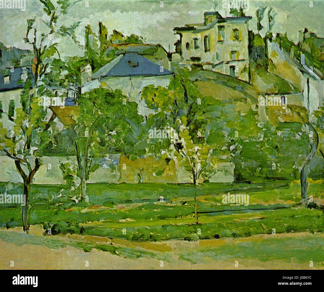 Paul Cézanne’s work, number 119 in his catalog, showcases his distinct