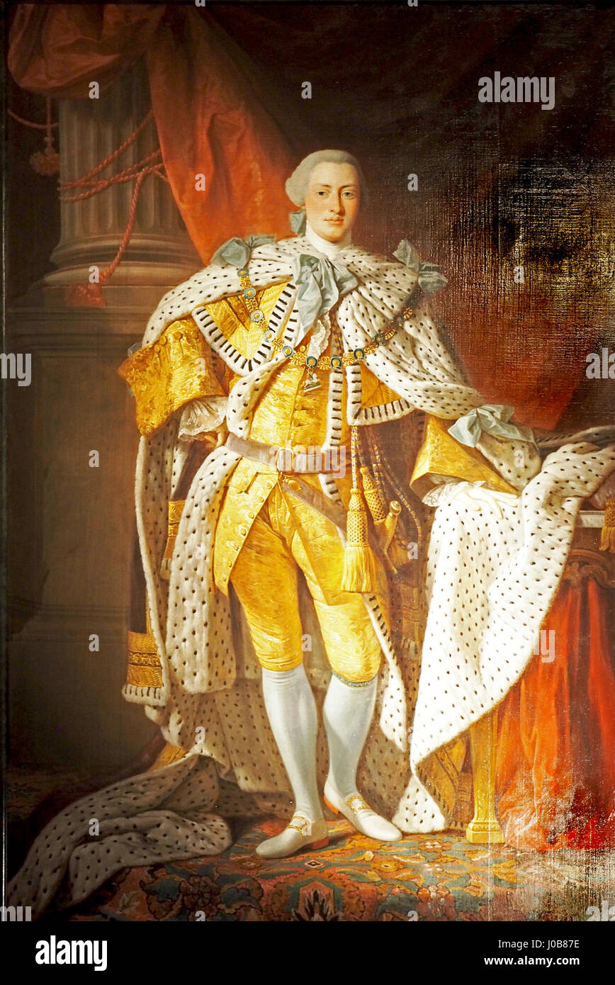 Georg III. (Vereinigtes Königreich) Ramsey@Residenzmuseum Celle20160708 Stock Photo