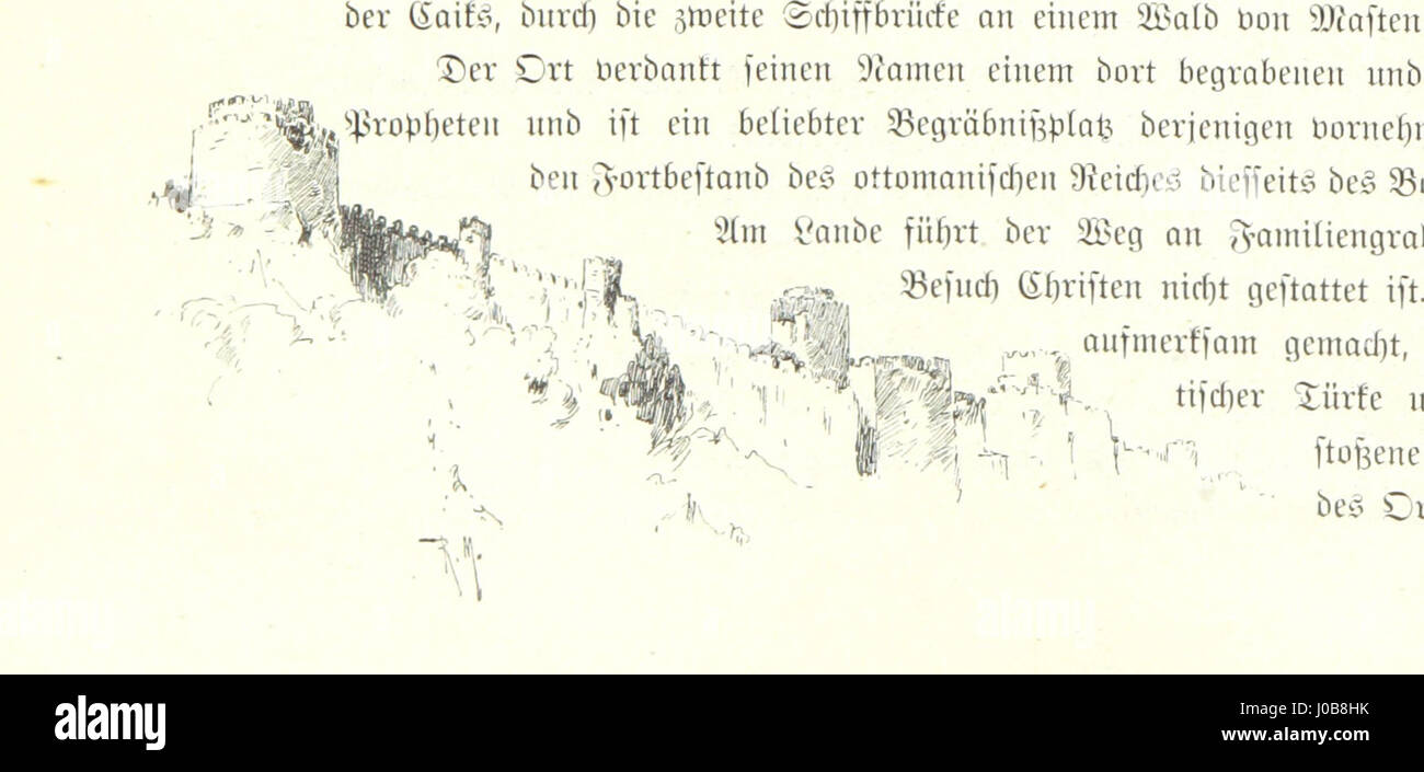 Image taken from page   of 'Pilgerritt. Bilder aus Palästina und Syrien ... Mit Illustrationen von R. Mainella' (11303383293) Stock Photo