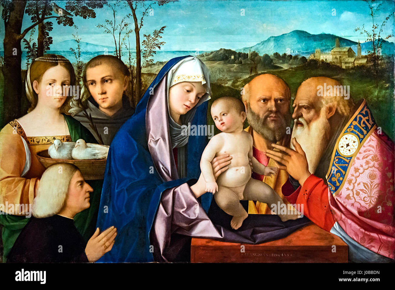Presentation of jesus in the temple bellini hi-res stock photography ...