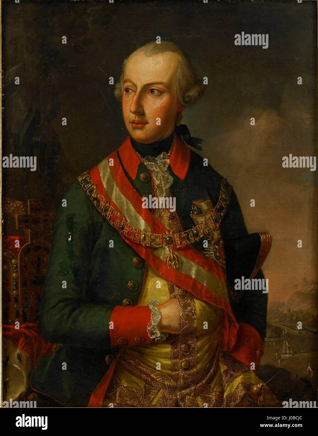 Porträtt av Josef II av Österrike Stock Photo