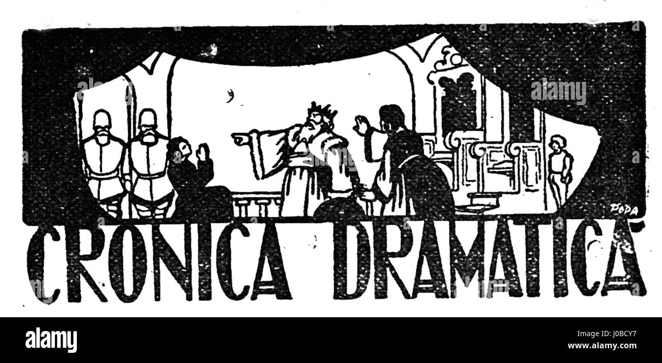Victor Ion Popa - Cronica dramatică, Sburătorul, 31 dec 1921 Stock Photo