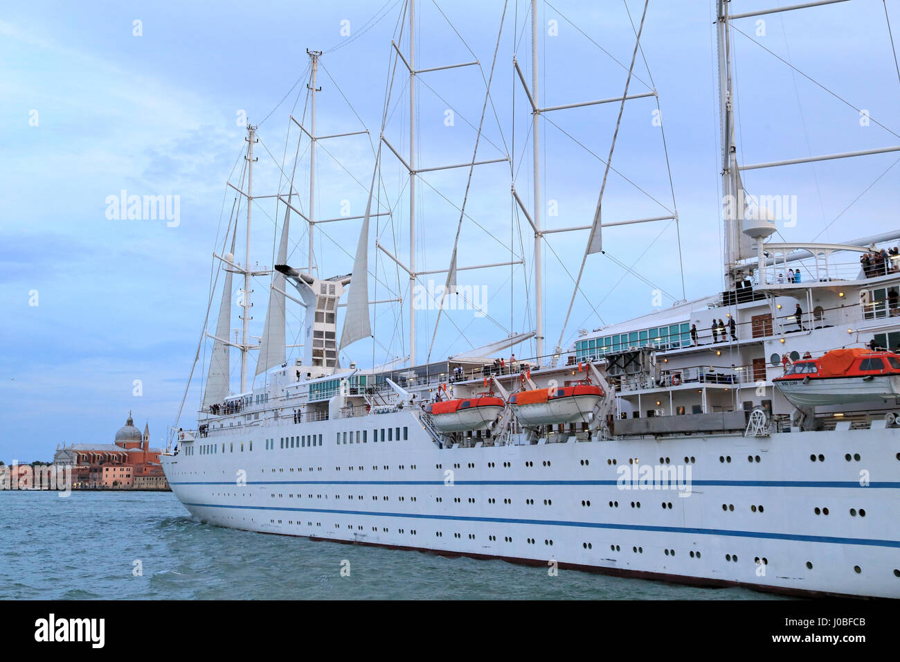 Sailing cruise ship Wind Surf Stock Photo Alamy