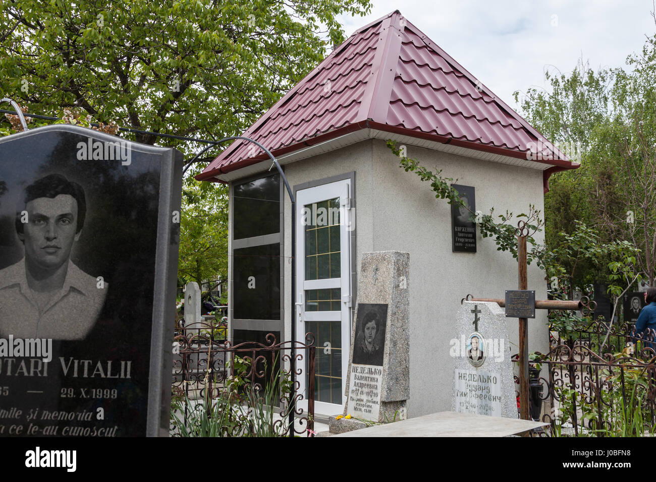 CHISINAU, MOLDOVA: A mausoleum for the deceased. VISITORS to Europe’s ...