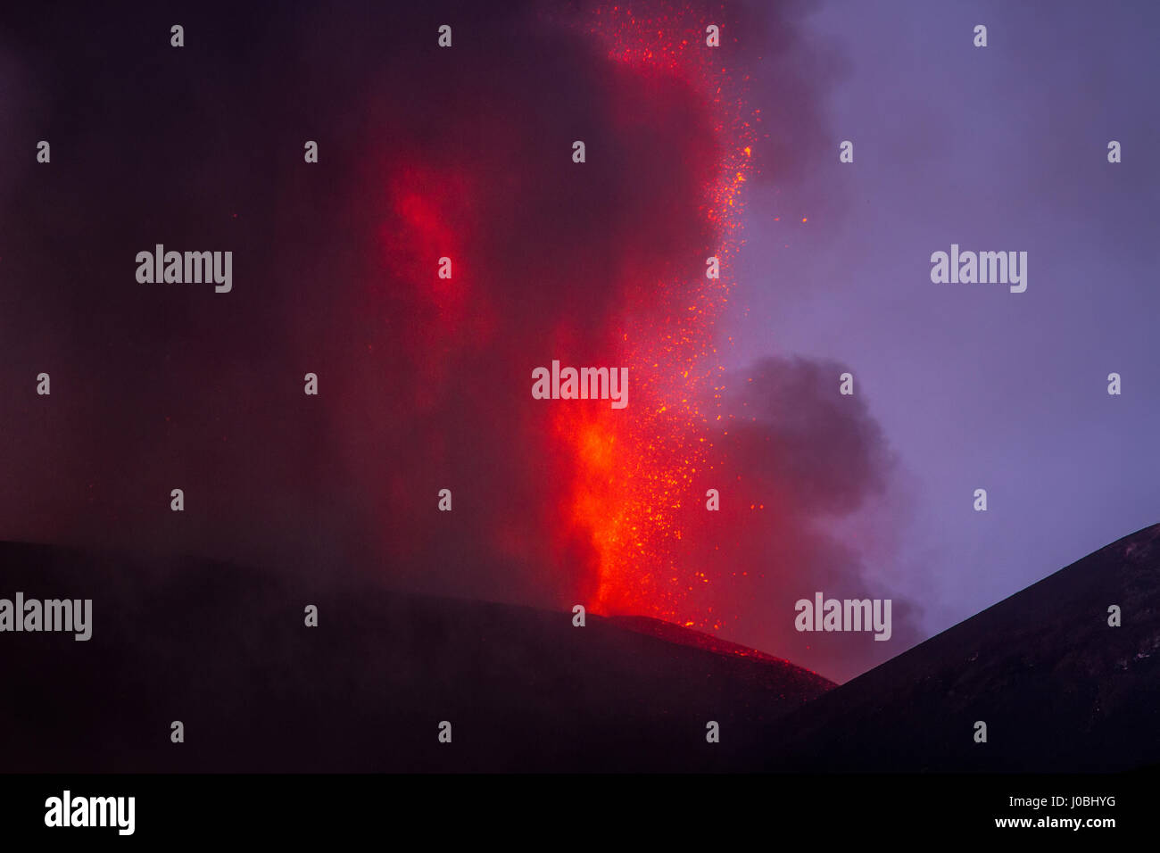 EXPLOSIVE pictures of Mount Etna have been captured by an awestruck