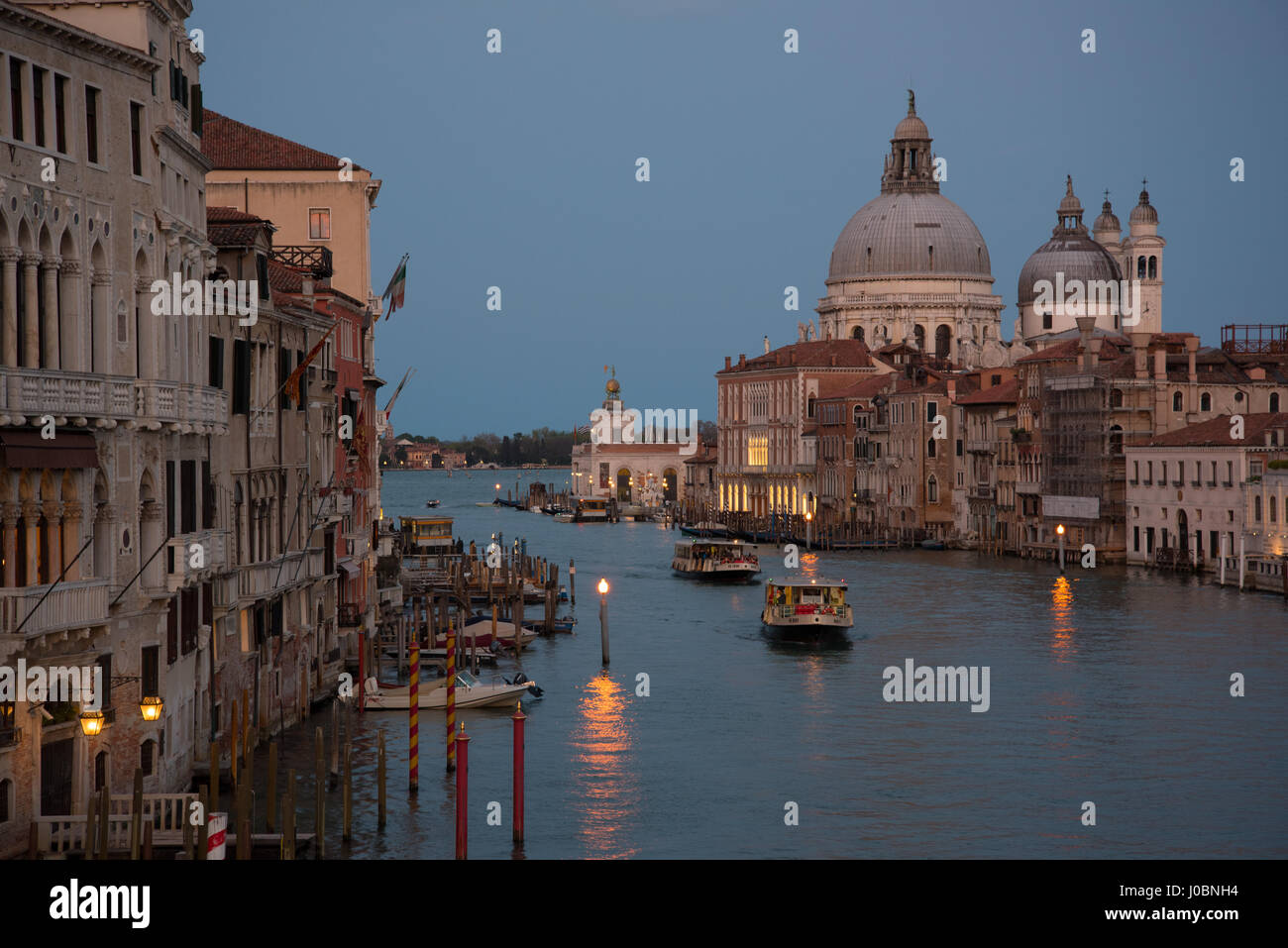 Venice Grand Canal in evening Stock Photo - Alamy