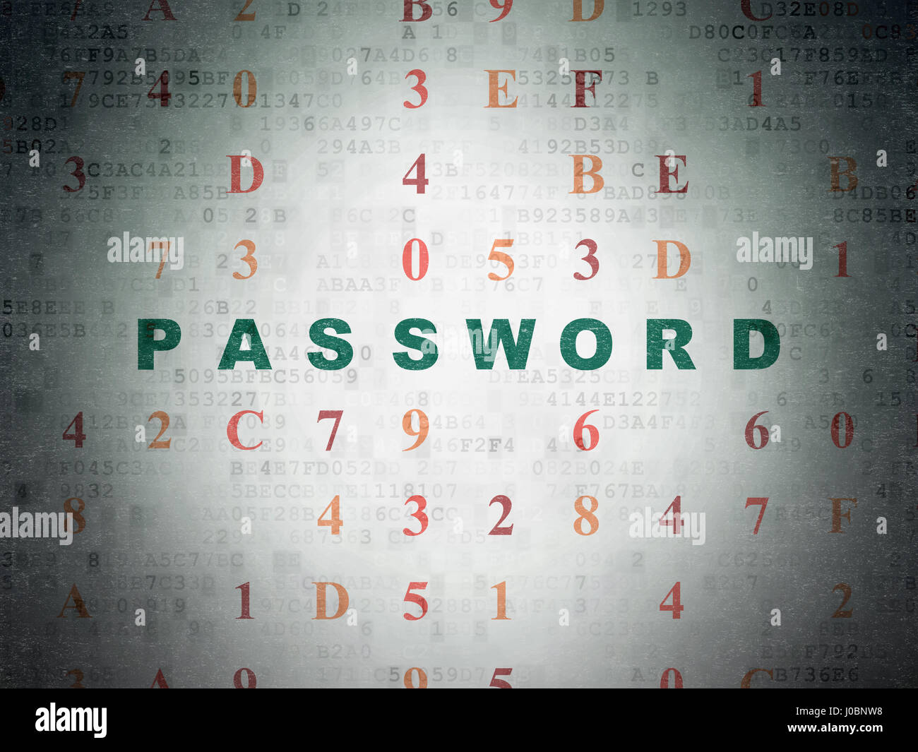 Security concept: Password on Digital Data Paper background Stock Photo ...