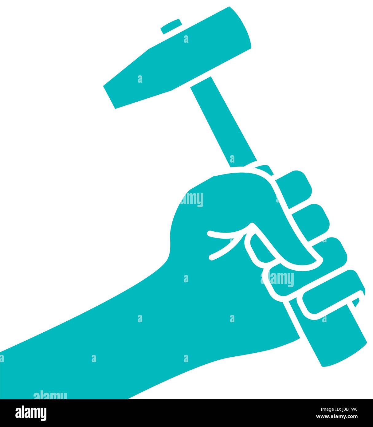 Hammer Construction tool equipment Stock Vector Image & Art - Alamy