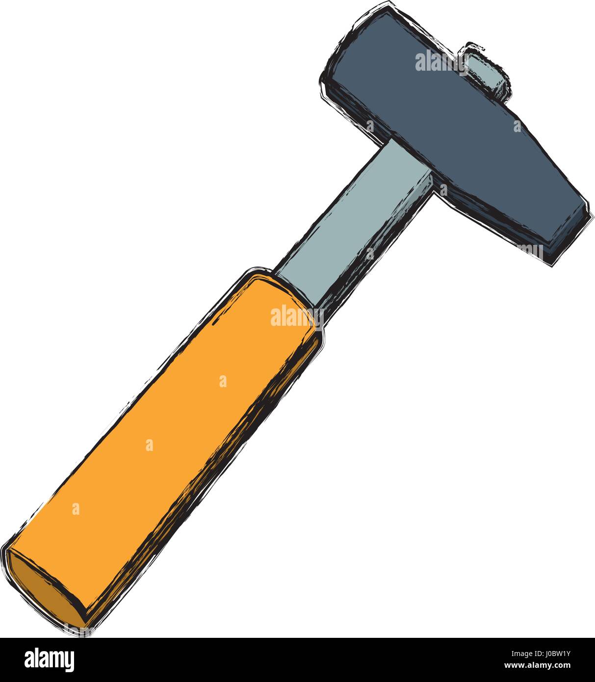 Hammer Construction tool equipment Stock Vector Image & Art - Alamy
