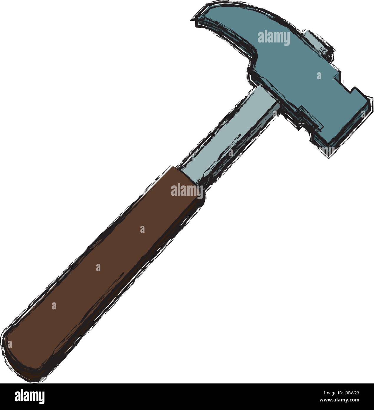 Hammer Construction tool equipment Stock Vector Image & Art - Alamy