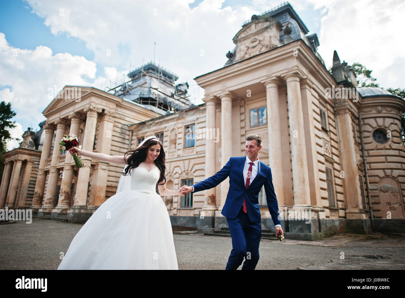 Newlywed in the palace hi-res stock photography and images - Alamy