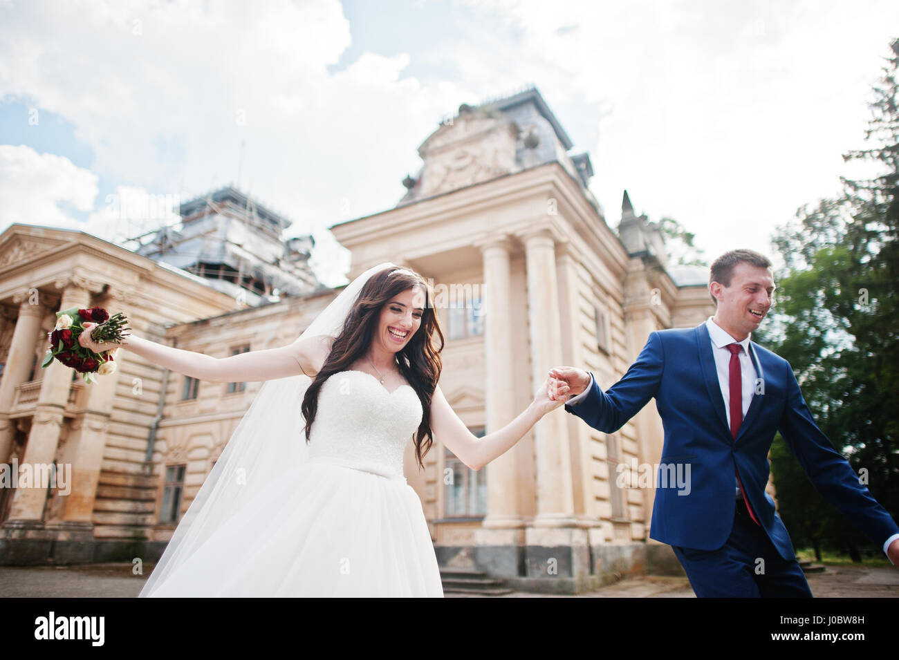 Newlywed in the palace hi-res stock photography and images - Alamy