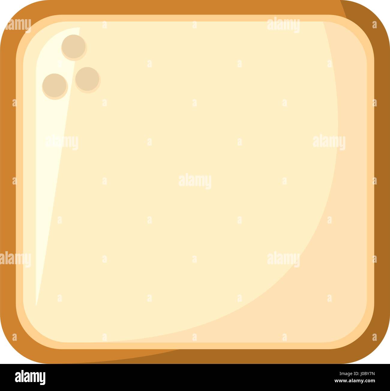 slice bread food bakery ingredient Stock Vector Image & Art - Alamy