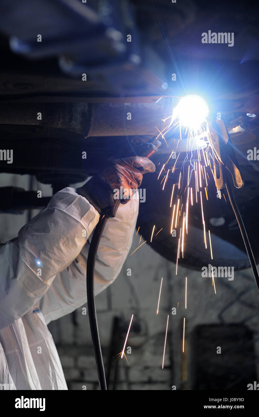 welder, welding, temperature, flame, danger, high man, man holding, labor hard, metal, metal