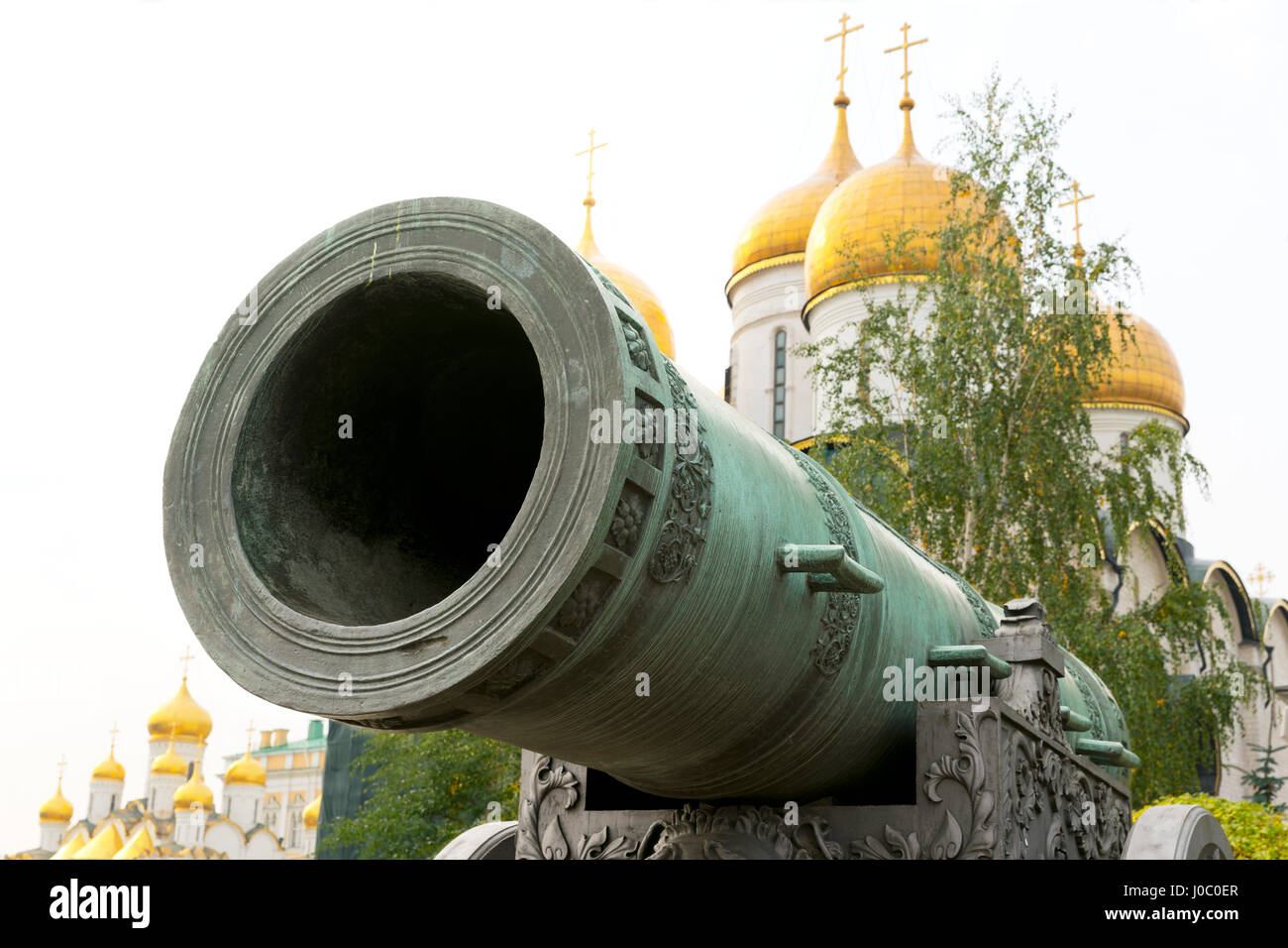 The Tsar Canon, inside the Kremlin, Moscow, Russia Stock Photo