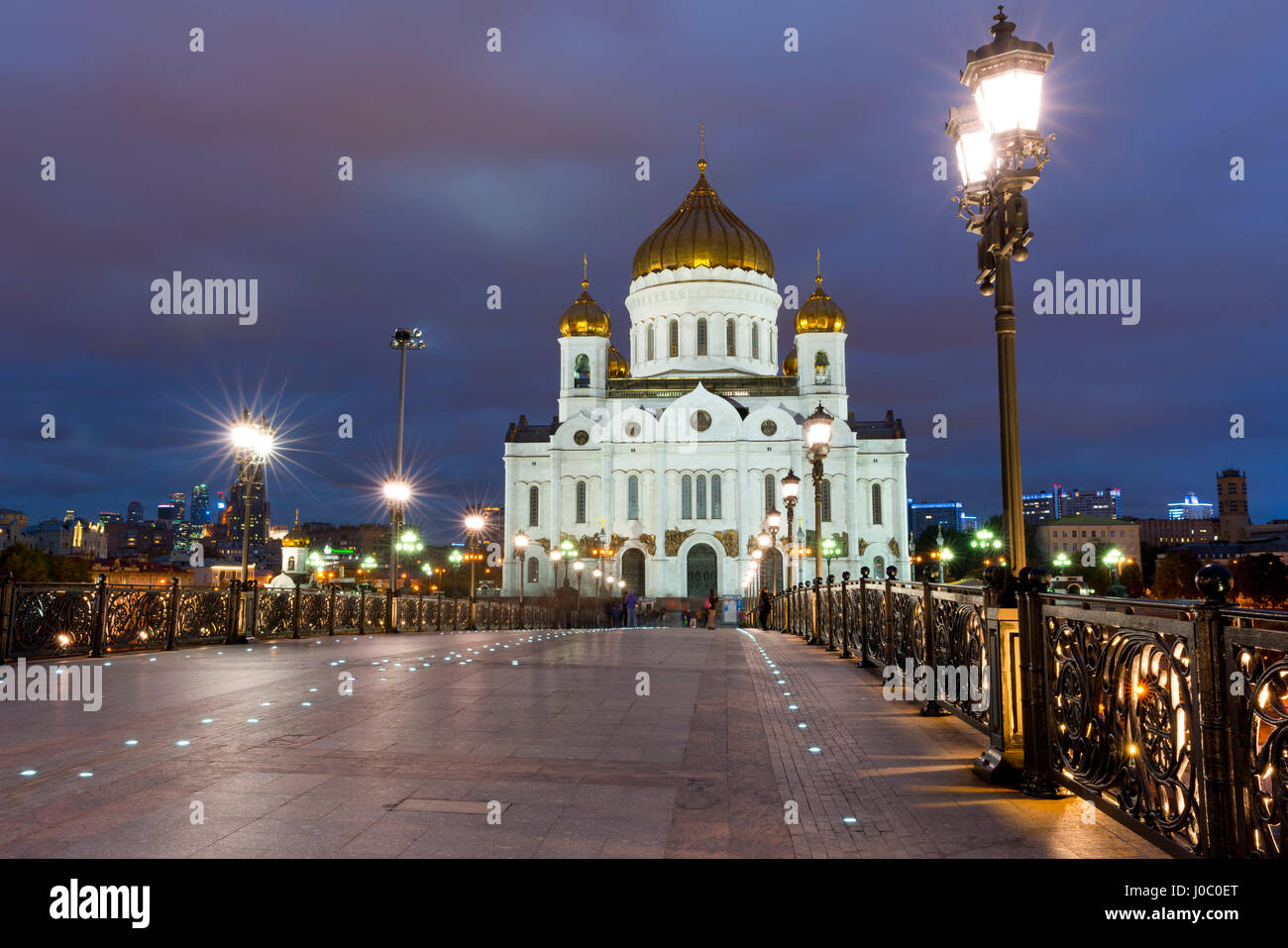 The Cathedral of Christ the Saviour, Moscow, Russia Stock Photo