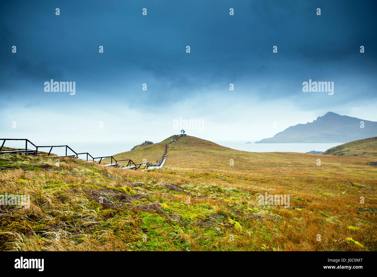 Cape Horn at the far southern end of South America, in the islands of Cape Horn National Park