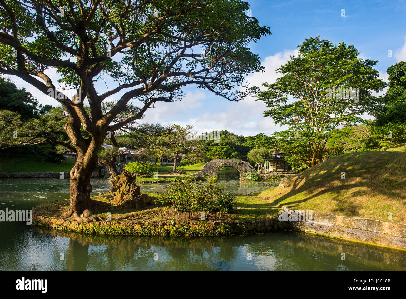 Shikinaen Garden (Shikina-en Garden), UNESCO World Heritage Site, Naha, Okinawa, Japan, Asia Stock Photo