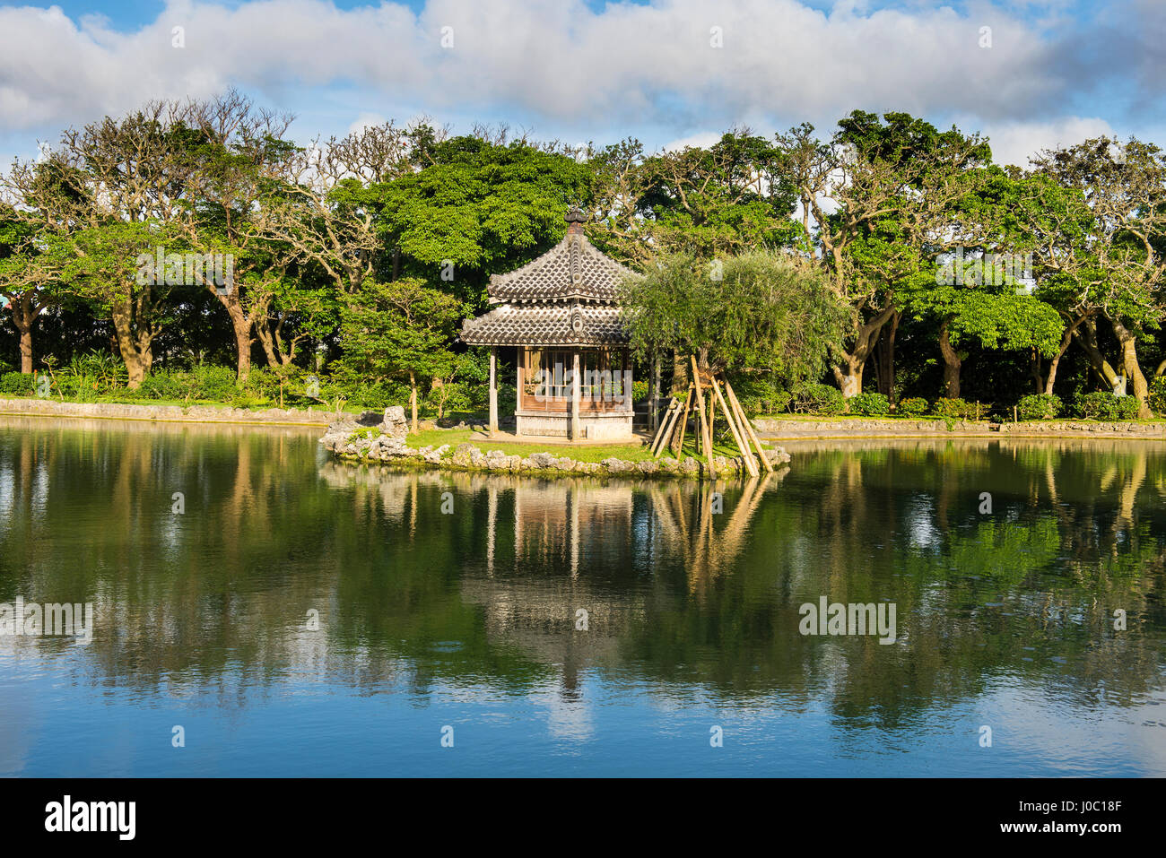 Shikinaen Garden (Shikina-en Garden), UNESCO World Heritage Site, Naha, Okinawa, Japan, Asia Stock Photo