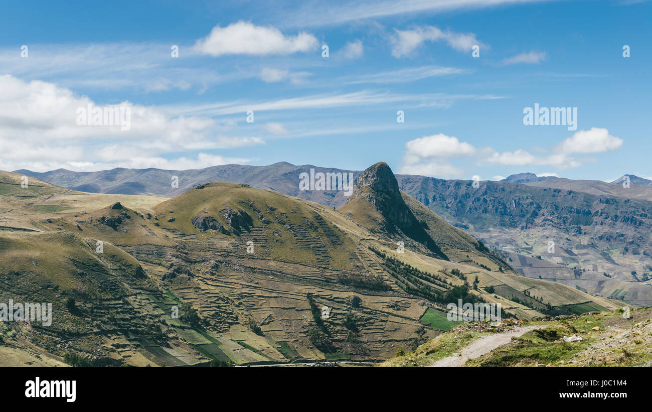Ecuadorian Andes mountain range of 3000 metres and above, Ecuador Stock Photo