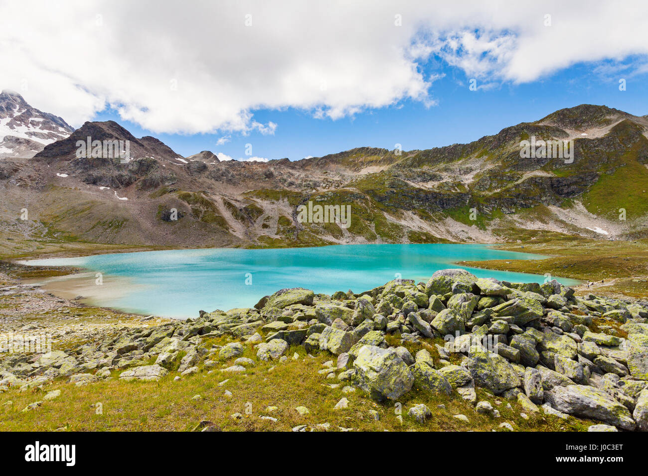Mountain range, Davos, Graubünden, Switzerland Stock Photo