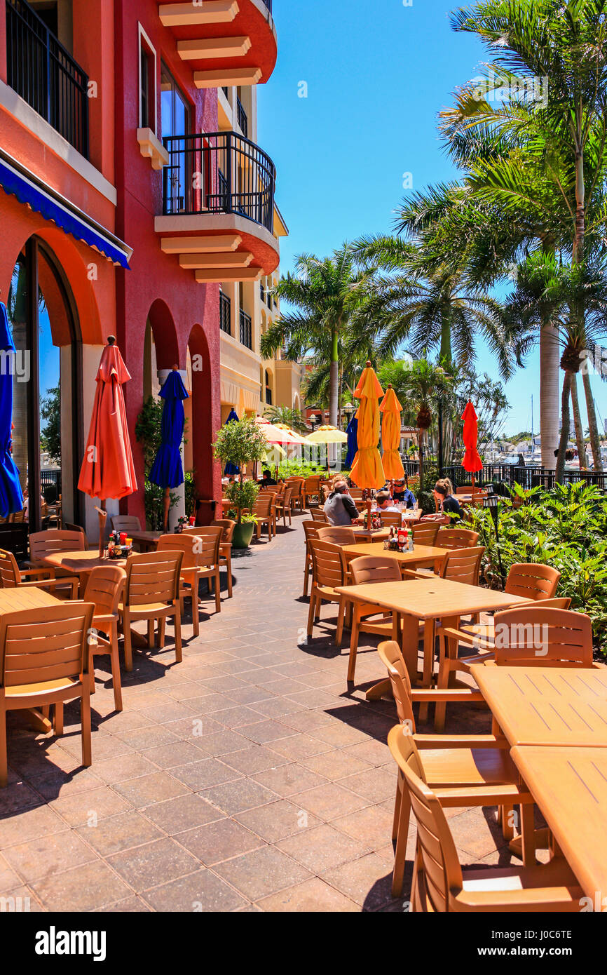 Mango's Dockside Bistro Restaurant on Marco Island, FL Stock Photo Alamy