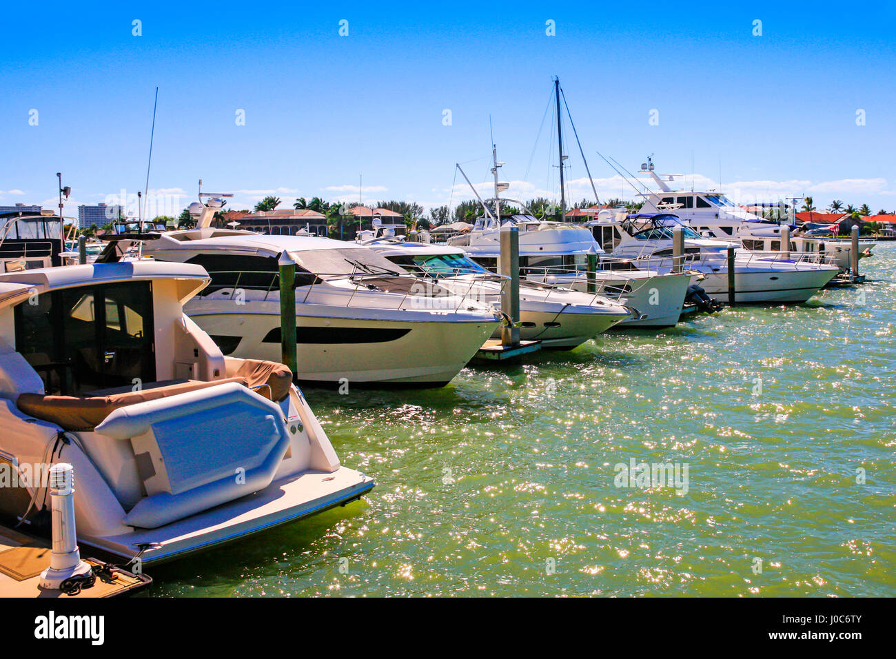 Boats in Smokehouse Bay on Marco Island, Florida Stock Photo Alamy