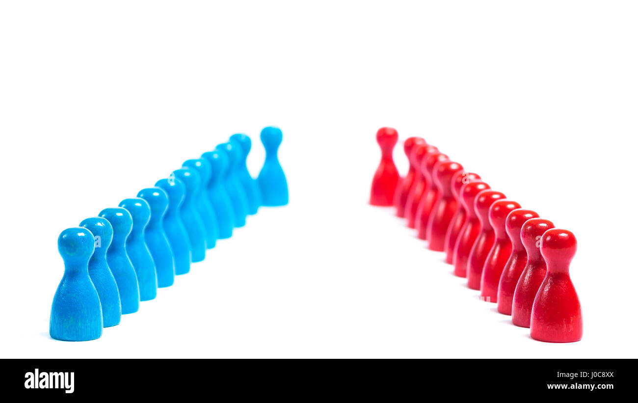 Rival groups concept hi-res stock photography and images - Alamy