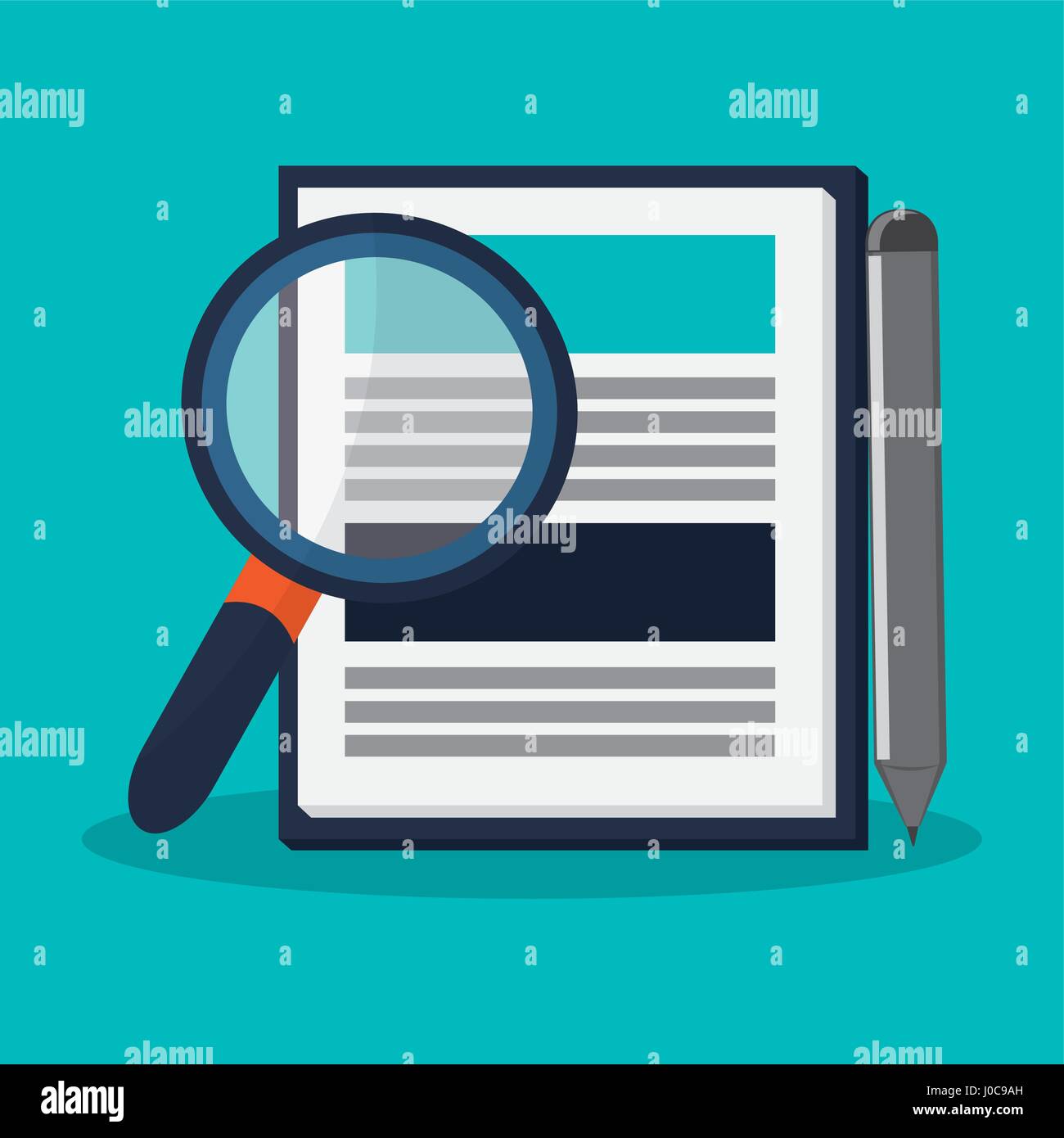 magnifying glass design Stock Vector Image & Art Alamy