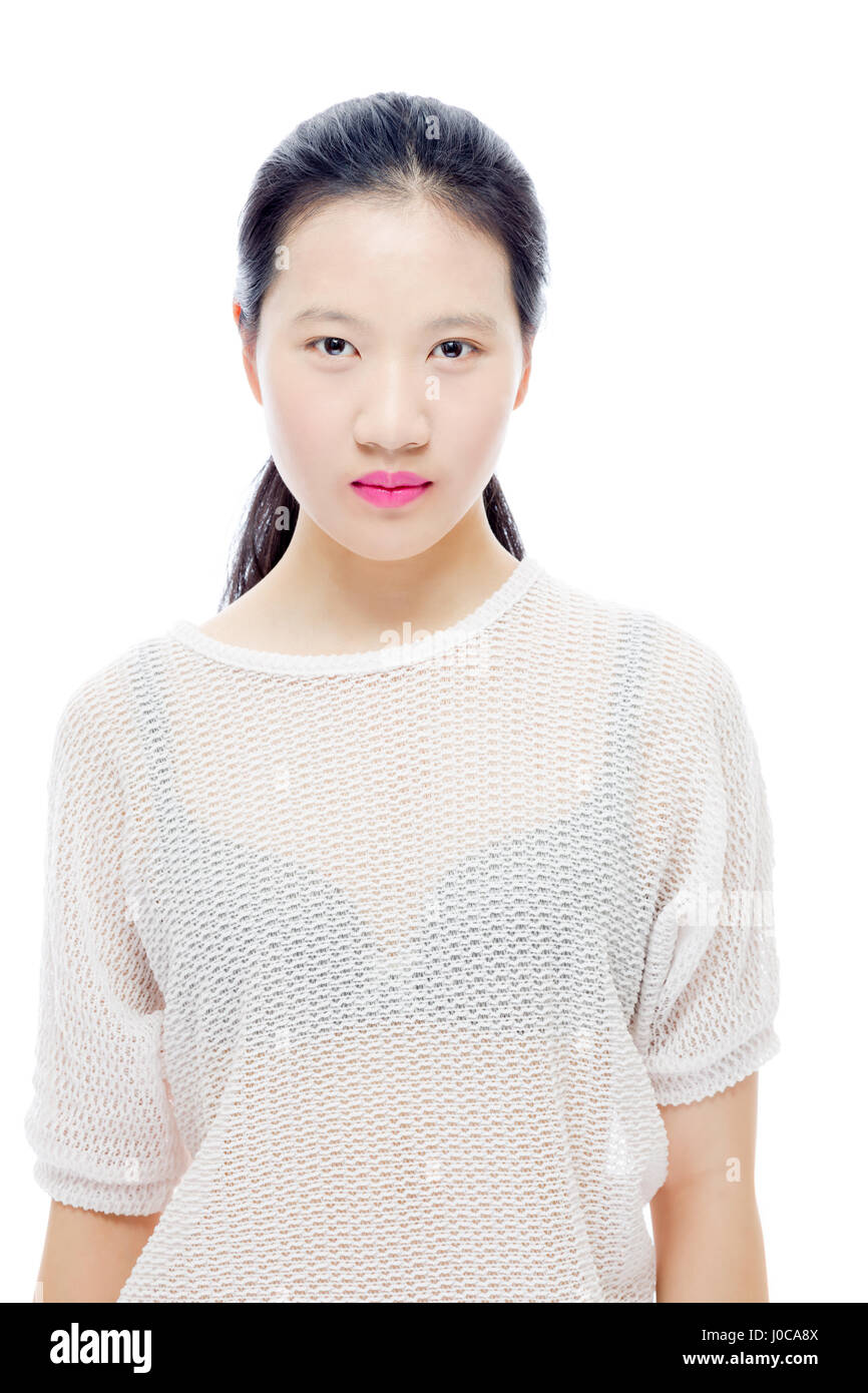 Beauty portrait of teenage Asian girl Stock Photo - Alamy