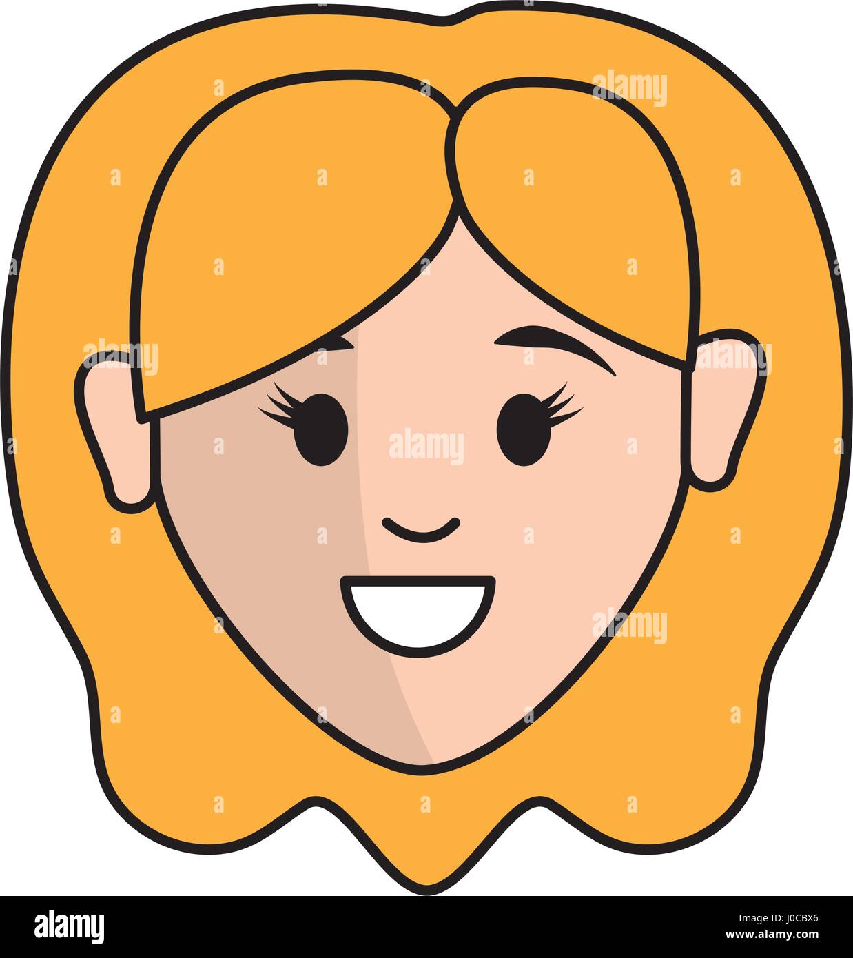 people, happy face woman icon Stock Vector Image & Art - Alamy