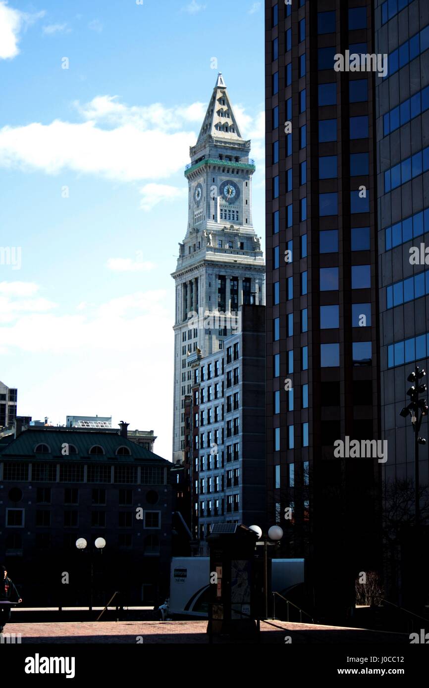 A picture of the Boston Custom House Clock Tower, Boston, Massachusetts