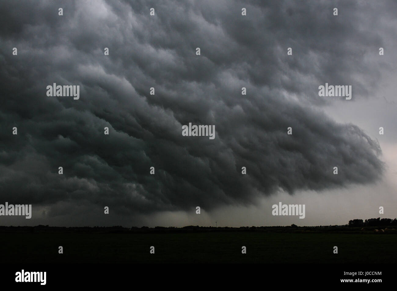 Storm weather in East Friesland germany Stock Photo Alamy