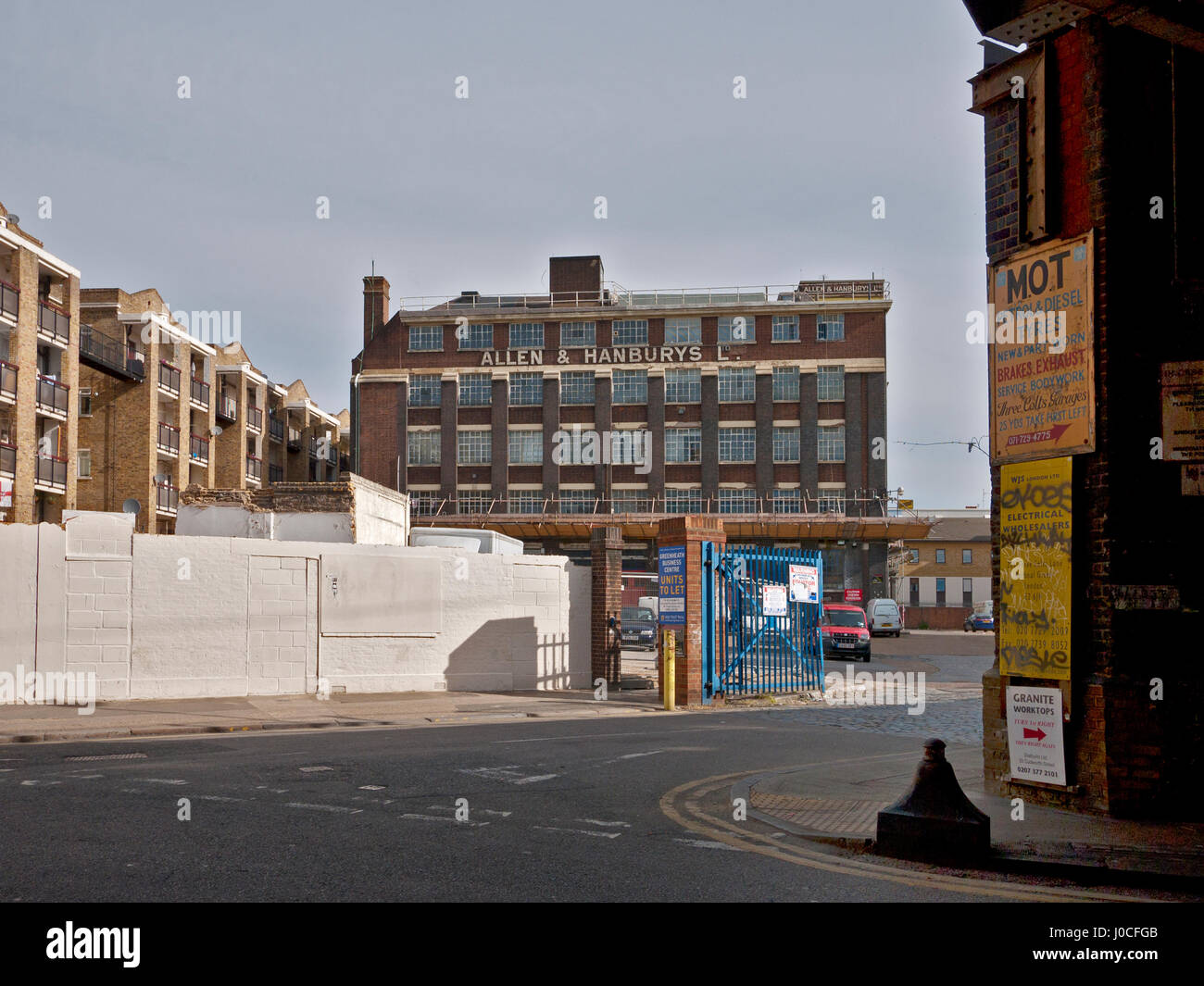 Former Allen and Hanburys pharmaceutical factory in Bethnal Green