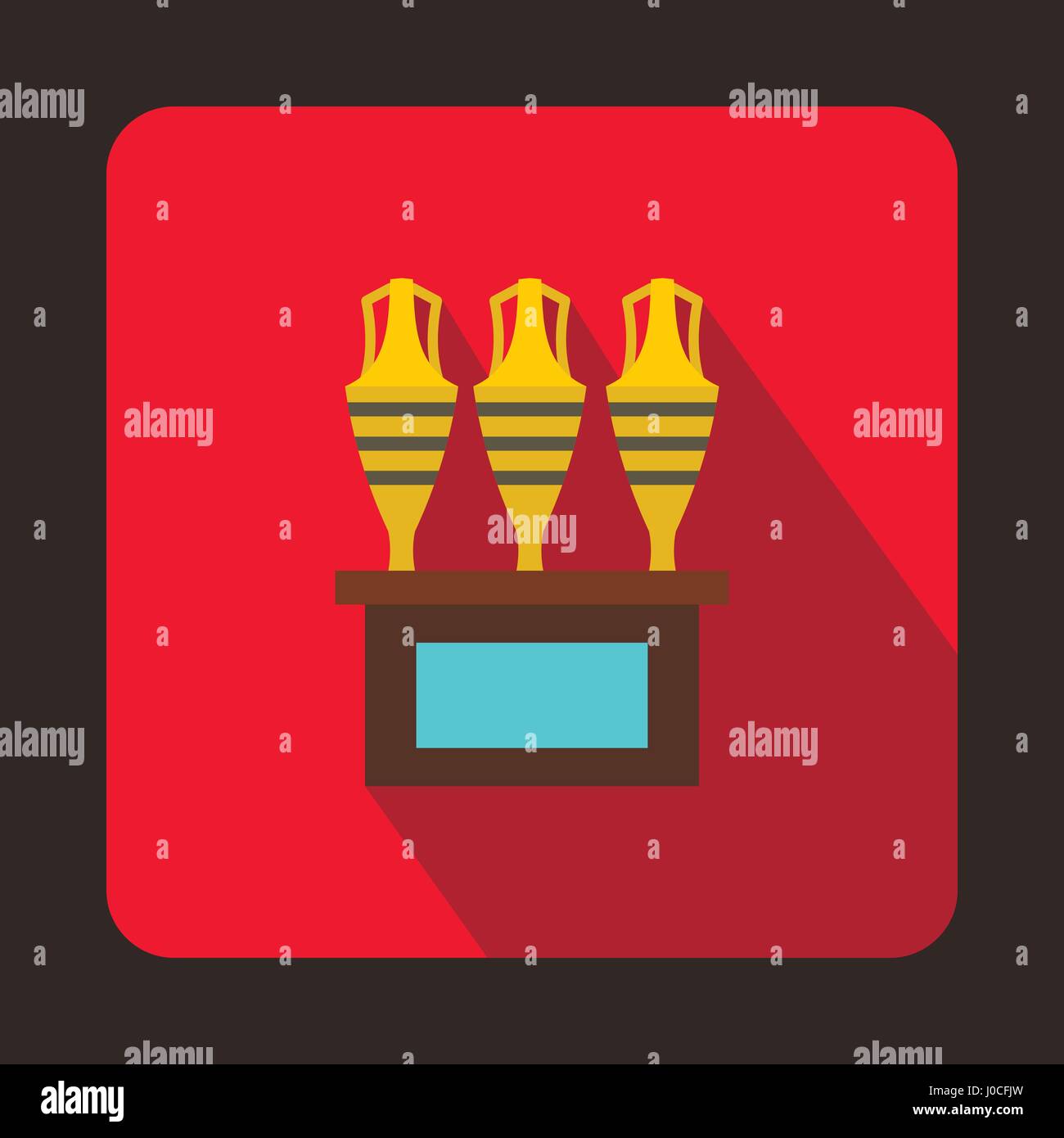 Egyptian vase icon, flat style Stock Vector Image & Art - Alamy
