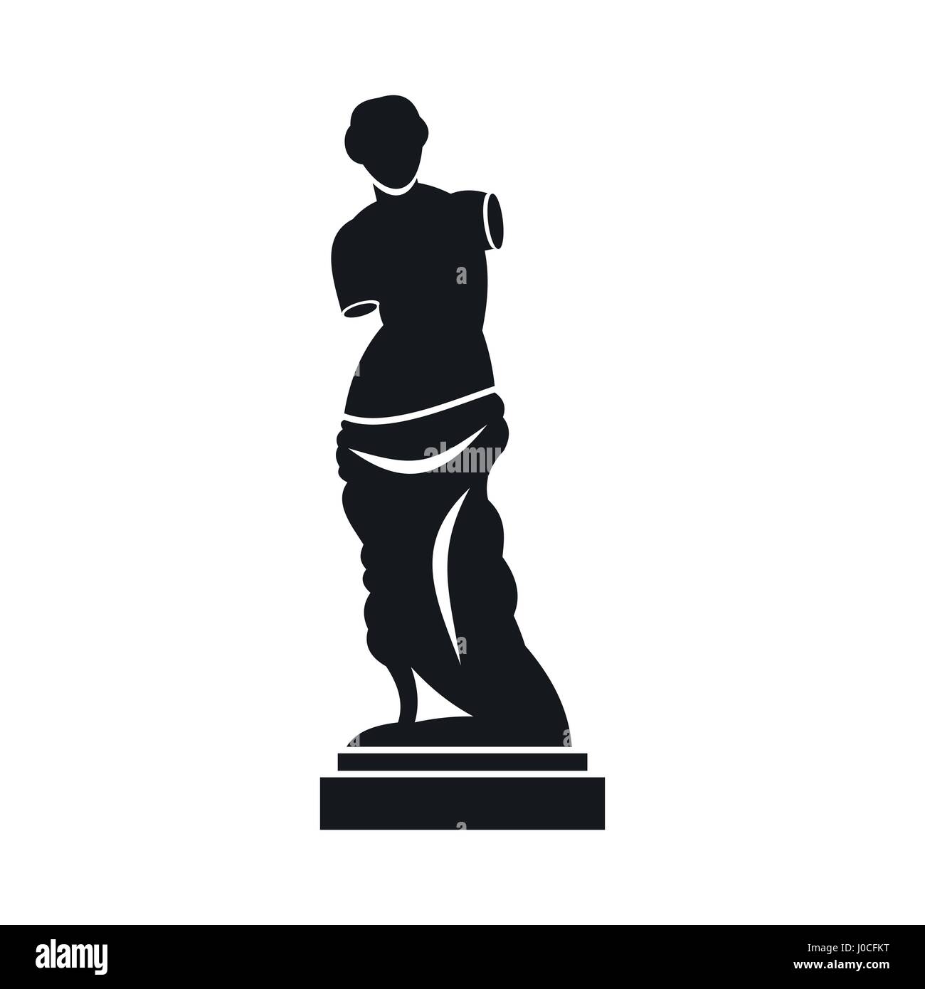 Ancient statue icon, simple style Stock Vector Image & Art Alamy