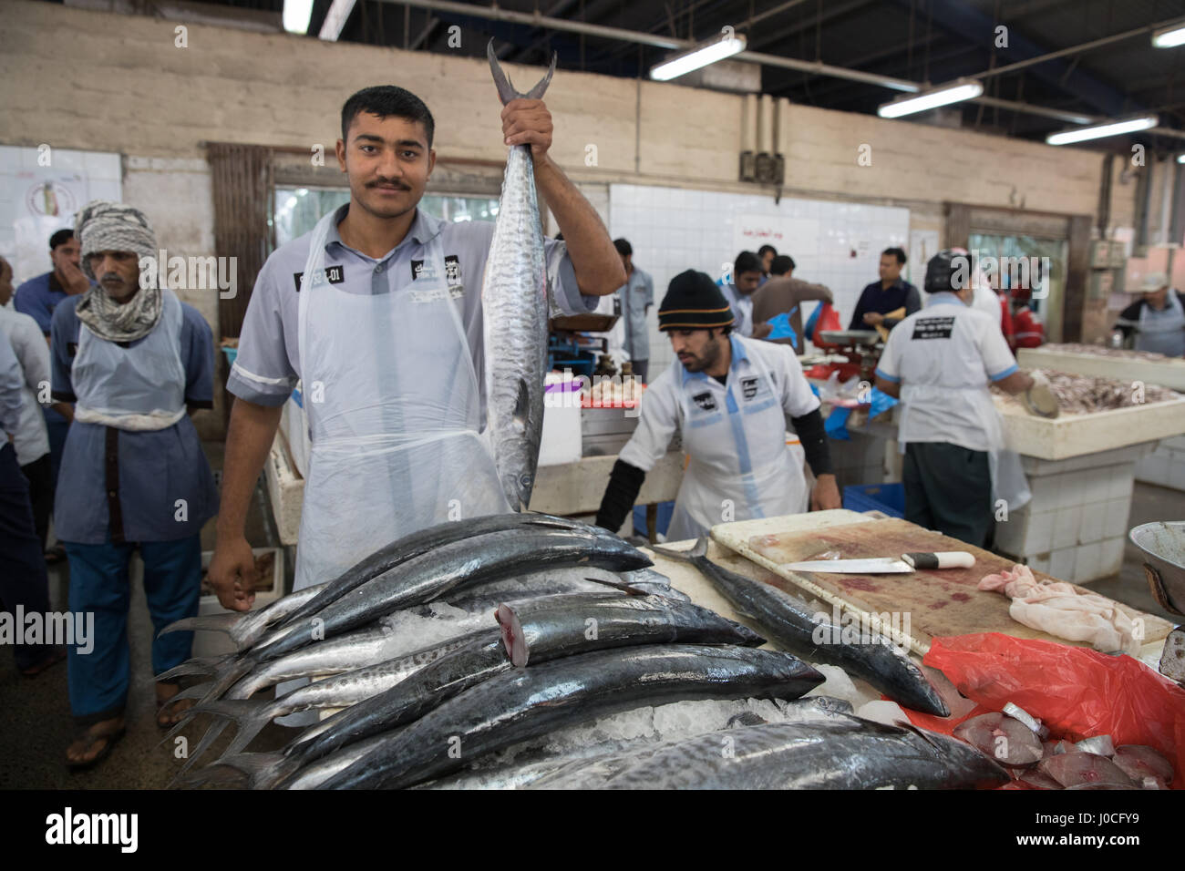 Deira fish market in Dubai Stock Photo Alamy