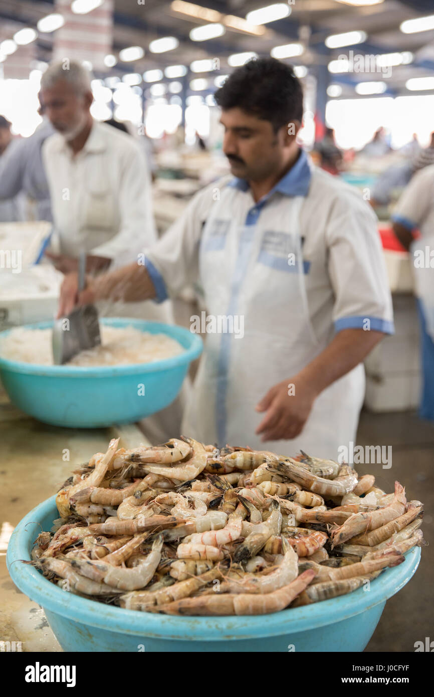 Deira fish market in Dubai Stock Photo Alamy