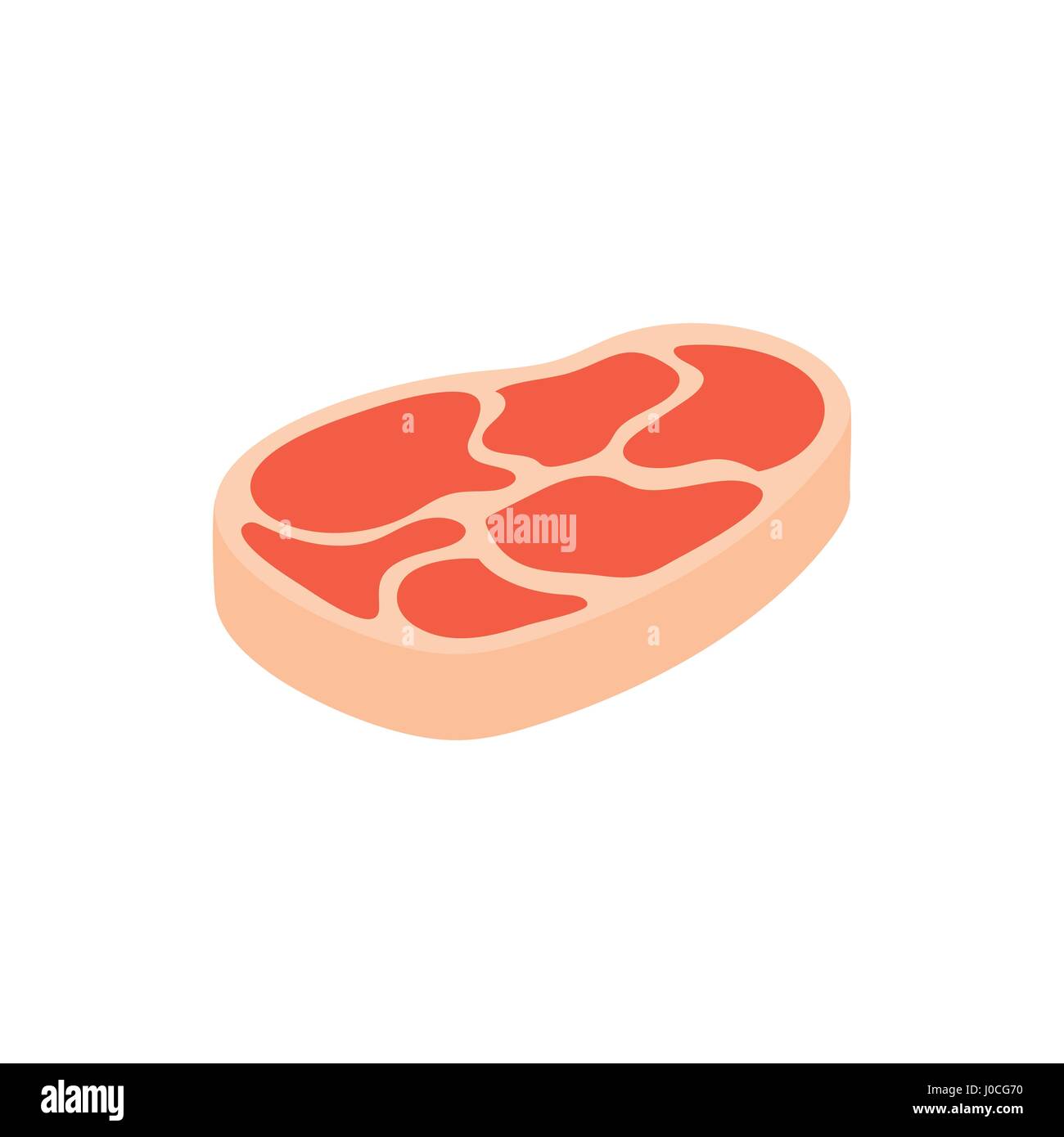 Fresh steak icon, isometric 3d style Stock Vector Image & Art - Alamy